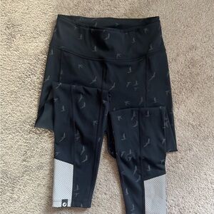 Oiselle Firecracker 3/4 Tights